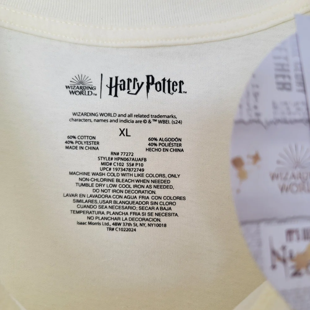 Warner Bros. Friends at Hogwarts T-Shirt - Cream - Picture 3 of 4